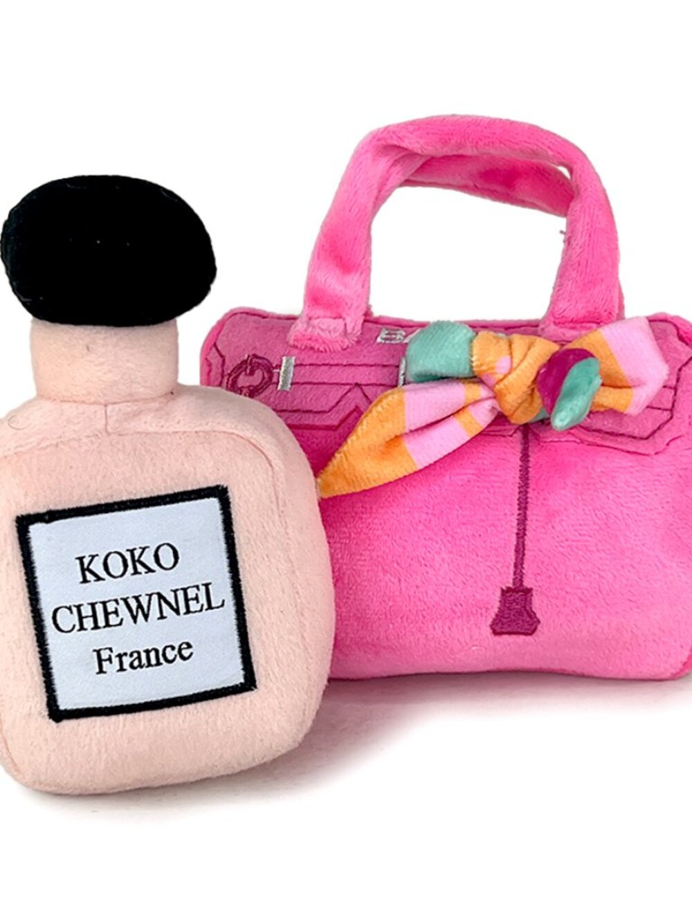 "Barkin" Bag and Koko Chewnel Plush Dog Toys - 2